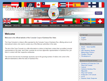 Tablet Screenshot of casaconsular.org